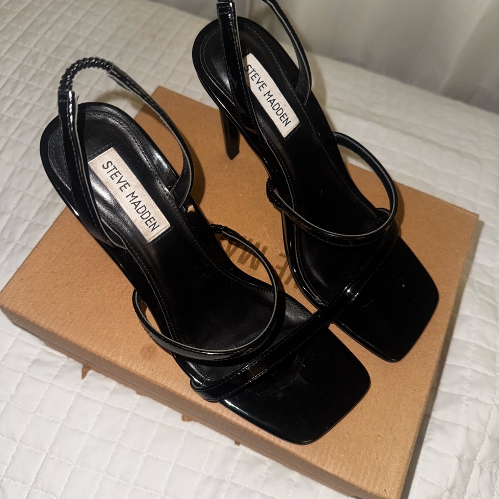 Steve Madden Black Elegant Heels
